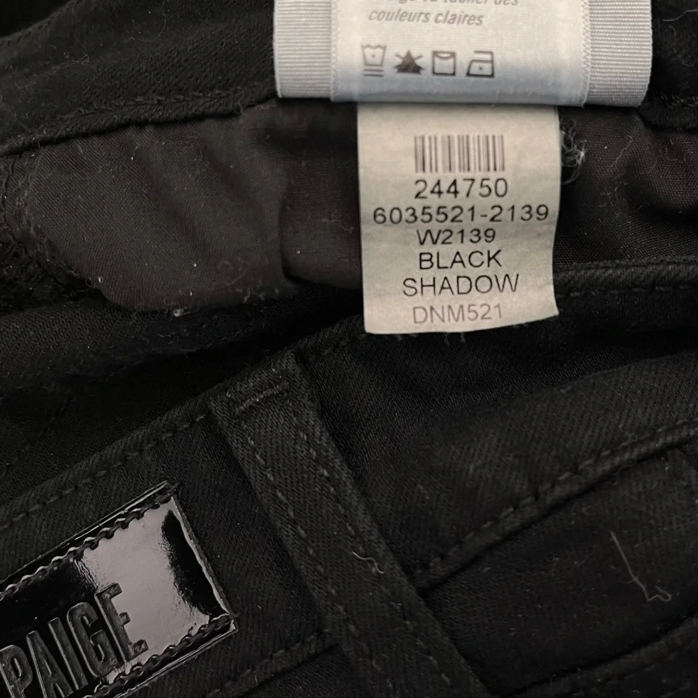 PAIGE Women's Hoxton Straight Leg‎ Black Shadow Jeans Size 29 - Picture 11 of 15